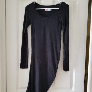 Free People Beach ribbed asymmetrical dress